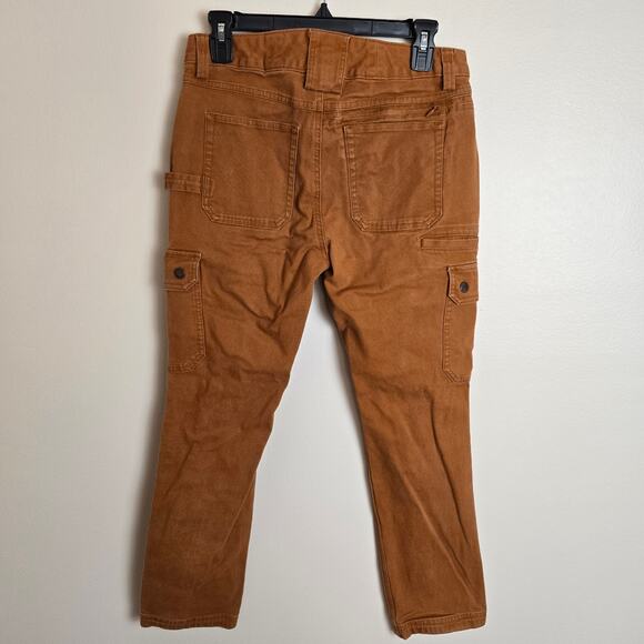Duluth Trading Co Curvesetter Waistband Cargo Pants Orange Size 4 - Picture 2 of 3